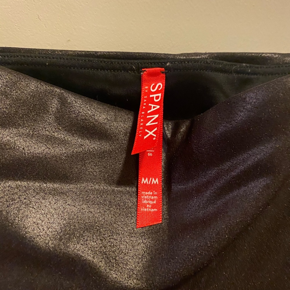 Black Leather Spanx